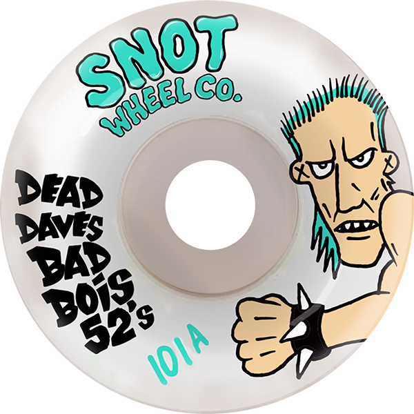 SNOT DEAD DAVE BAD BOI'S 52MM 101A GLOW IN DARK