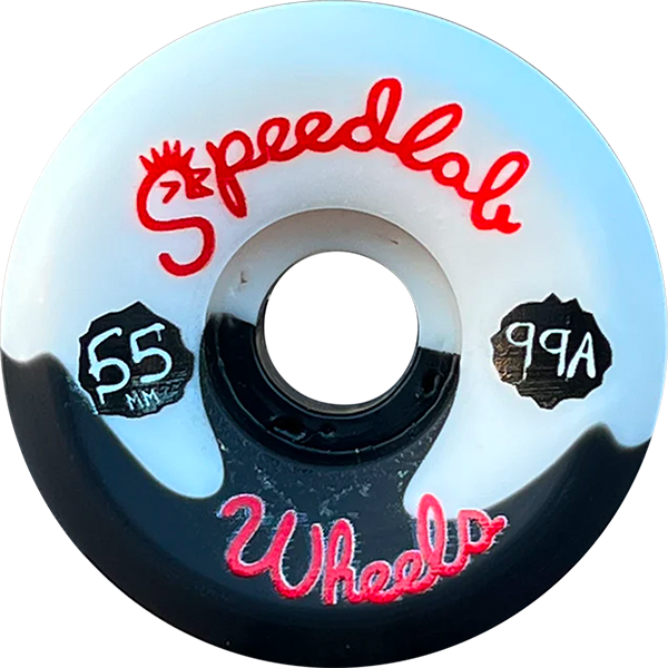 SPEEDLAB TRICK'N NUGGETS 55mm99a BLK/WHT COW SPOTS